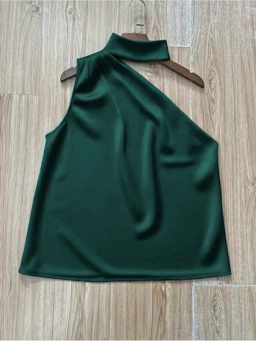 Satin Sleeveless Top